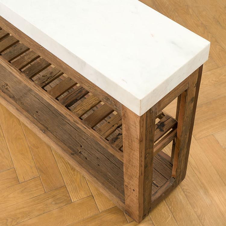 Консольный стол с мраморной столешницей Грета Greta Console