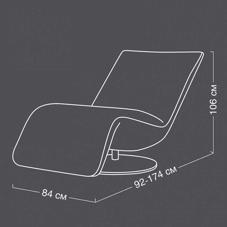 Вращающееся кресло-реклайнер Бэй Bay Swivel Recliner Chair