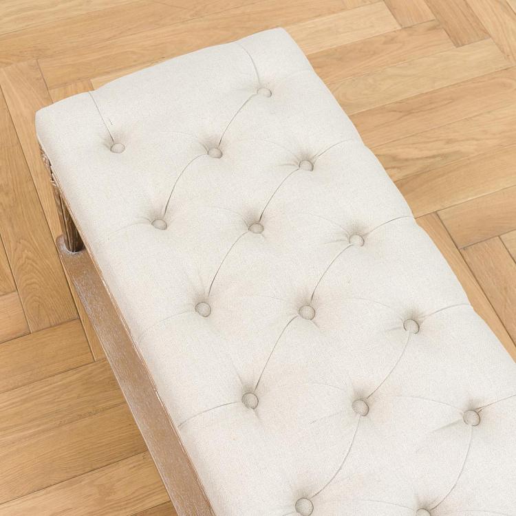 Скамейка Жан-Пьер, песочные ножки Jean-Pierre Ottoman, Oak Sandwashed