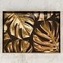 Поднос Golden Monstera Tray