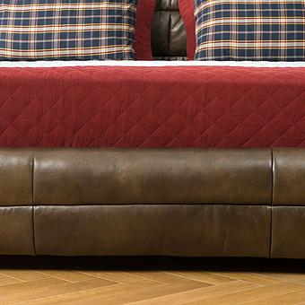 Двуспальная кровать Sahara Double Bed RM натуральная кожа Antique Master