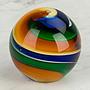 Пресс-папье Glass Paperweight Colored Lines