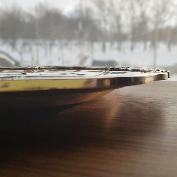 Винтажный серебряный поднос 16 Vintage Old Silver Plate 16