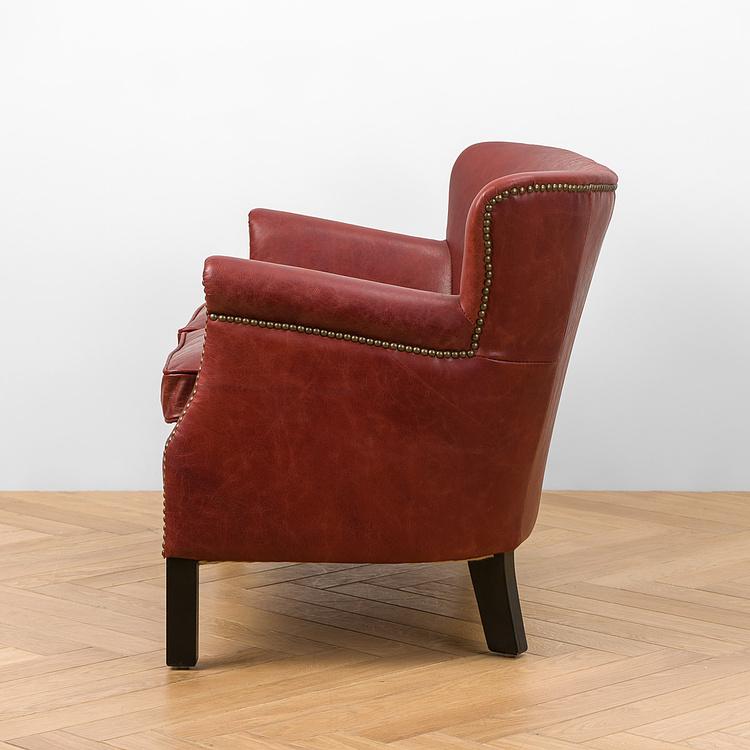 Двухместный диван Поль, чёрные ножки Paul 2 Seater, Black Wood D