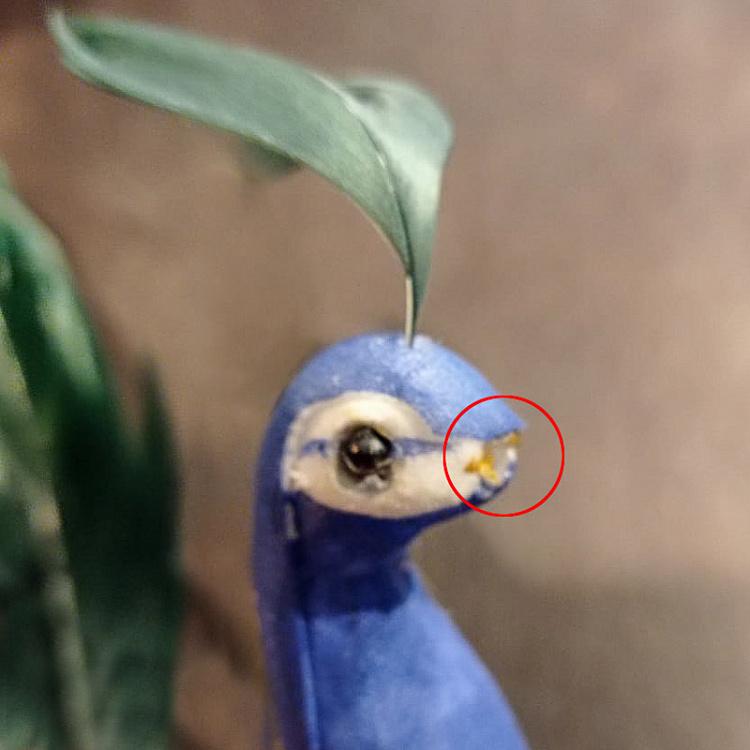 Ёлочная игрушка Павлин на прищепке дисконт1 Feather Open Tail Peacock On Clip Green/Blue 25,5 cm discount1