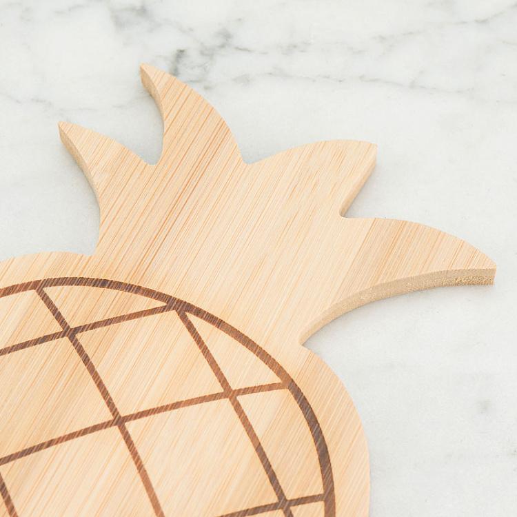 Сервировочная доска из бамбука Ананас Bamboo Pineapple Board