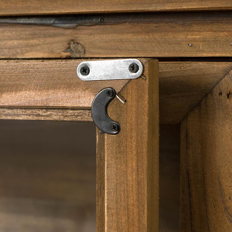 Четырёхдверный низкий сервант Лаваль Laval 4 Doors Glass Sideboard