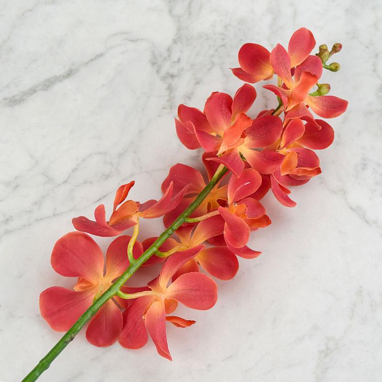 Искусственная орхидея Дендробиум кораллово-розовая Orchid Dendrobium Coral Pink 58 cm