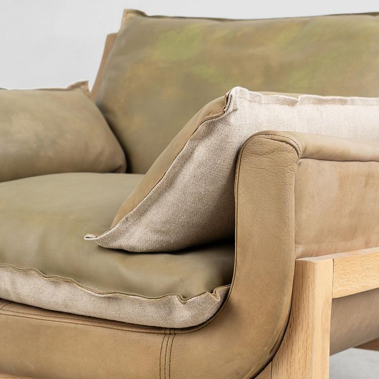 Кресло Вуднест, обратная стежка дисконт1 F302 Woodnest 1 Seater With Reverse Stitch discount1