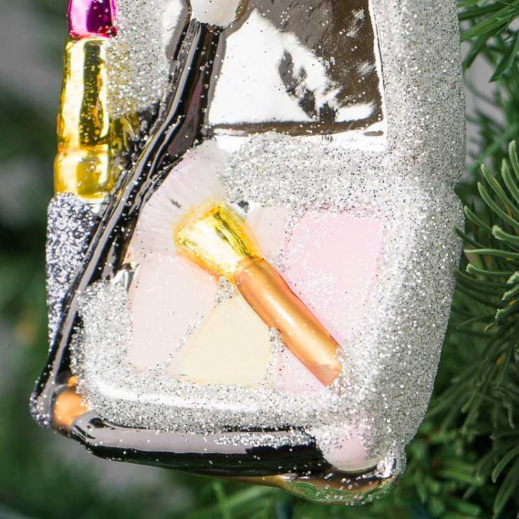 Ёлочная игрушка Косметика Glass Hanger Make Up 9,5 cm