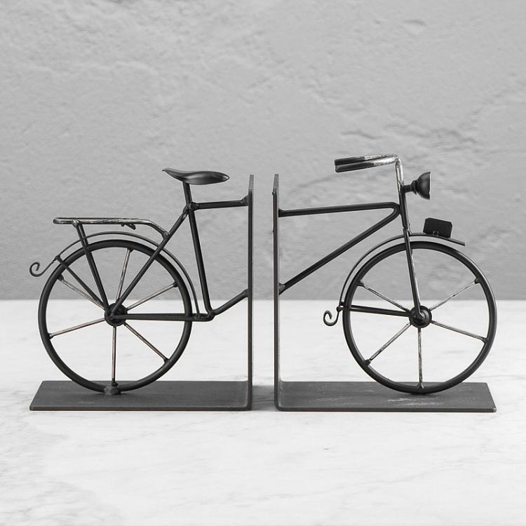 Набор из двух держателей для книг Велосипед Bookend Bike