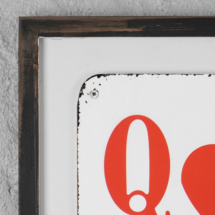 Картина-принт в раме Королева червей Queen Of Hearts Frame