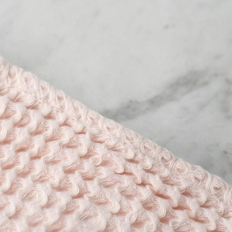 Перламутрово-розовое вафельное банное полотенце Модал 76x142 см Modal Waffle Bath Towel Shell 76x142 cm