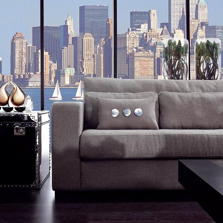 Декоративная льняная подушка 59 59 Cushion