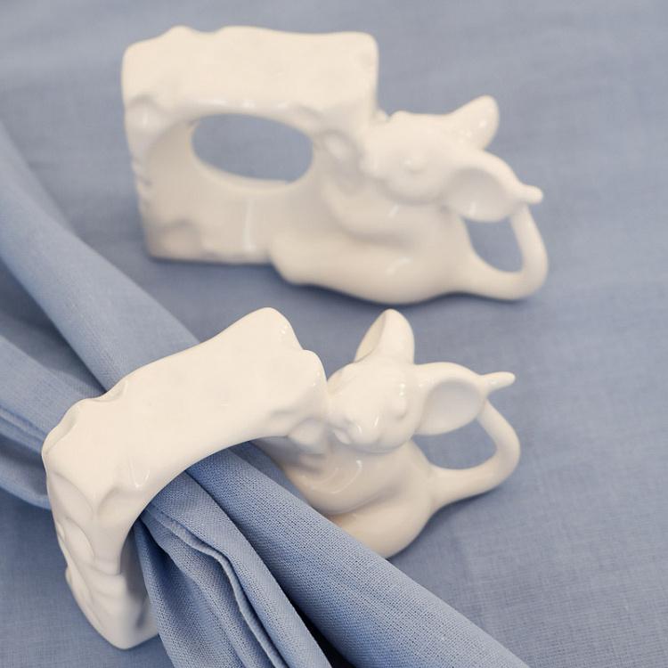 Кольцо для салфетки Мышка и сыр Mouse And Cheese Napkin Ring