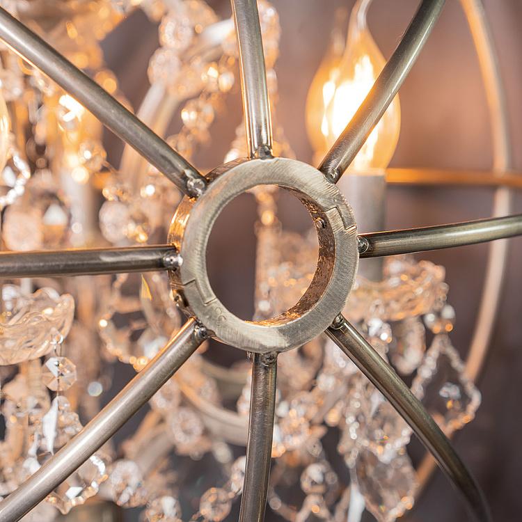 Хрустальный торшер со столиком и гироскопом Кристалл Gyro Crystal Floor Lamp With Tray