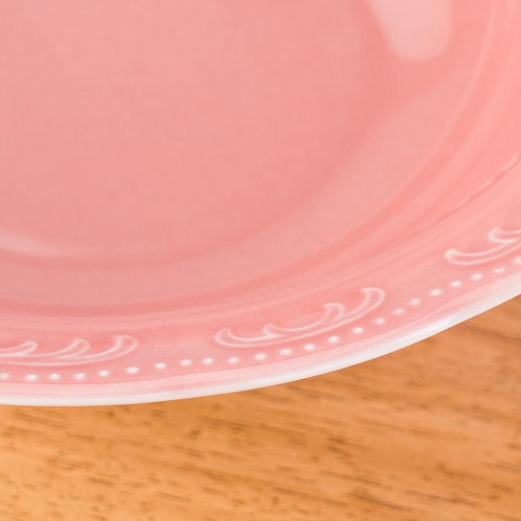 Пудрово-розовая салатница Старая Вена, L Vecchio Vienna Salad Bowl Large Powder Pink
