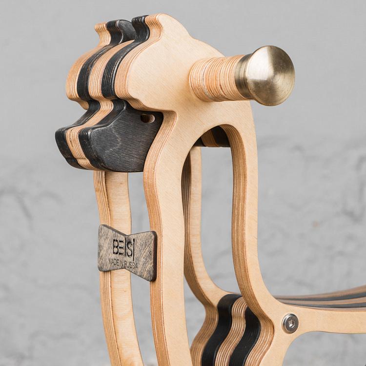 Светлая детская качалка Альпака Alpaca Rocking Chair Light Oil