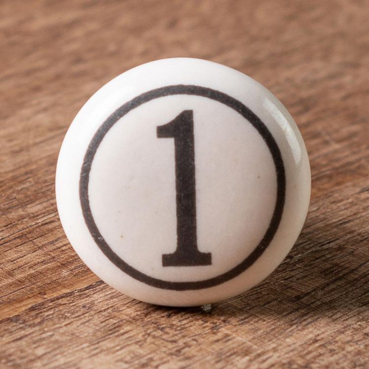 Мебельная ручка-кнопка Пишущая машинка №1 Typewriter №1 Knob