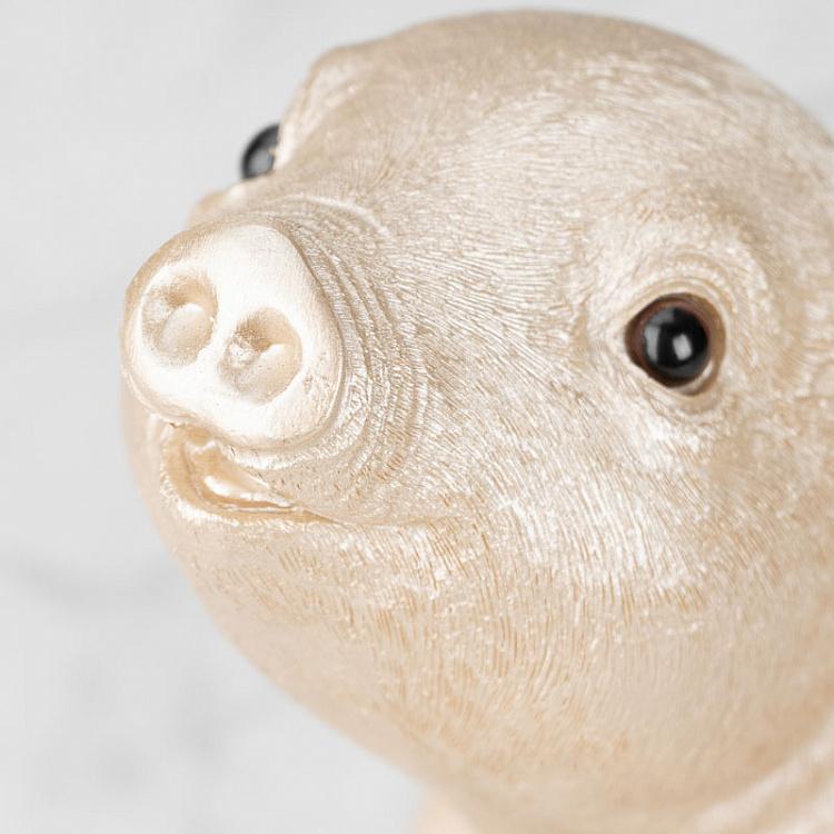 Копилка Золотой поросёнок Piggy Bank Rose Gold