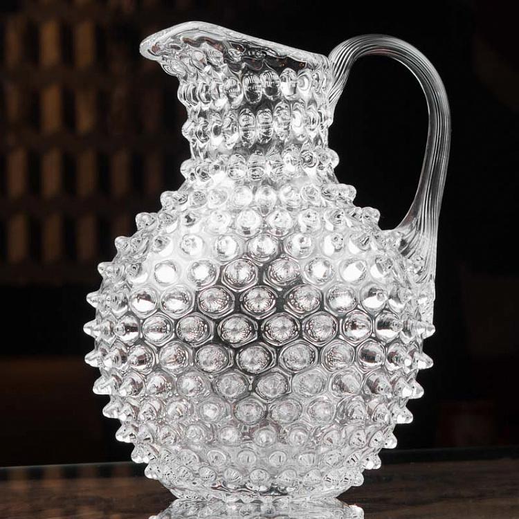 Прозрачный кувшин Диамант, L Pitcher Hobnail Clear Large