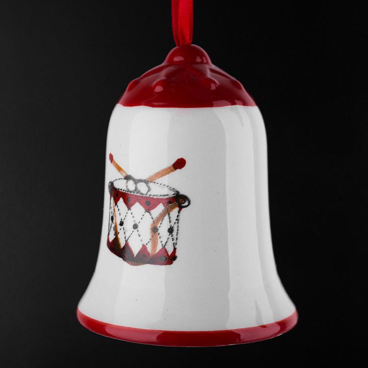 Набор из трёх ёлочных игрушек Колокольчик, сапог и шар Set Of 3 Bell/Sock/Ball 7 cm