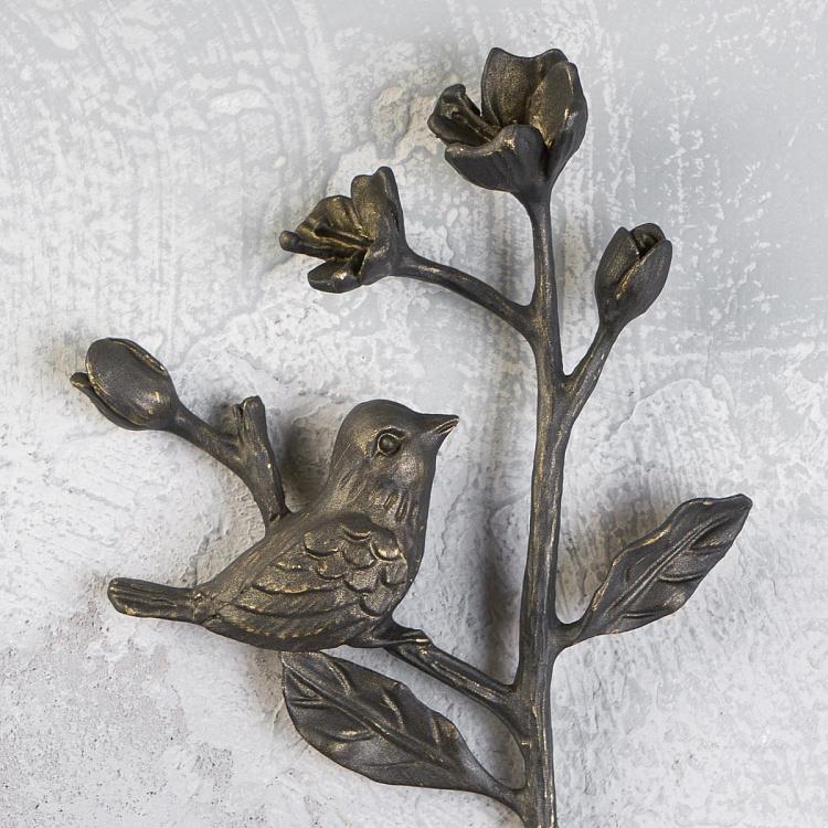 Крючок Птица на ветке Bird On Branch Hook