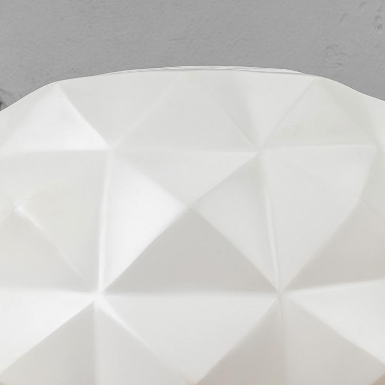 Вращающееся кресло Майнз белое матовое Mines Chair, Matte White