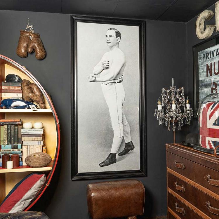 Фото-принт в раме Боксер Джо Госс Sporting Boxer Joe Goss