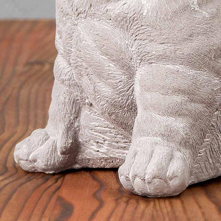 Серая статуэтка Французский бульдог French Bulldog Grey