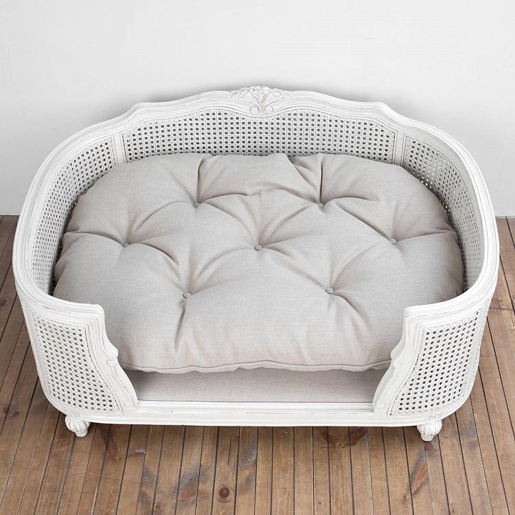 Бело-бежевый диван для питомца Артур, L Arthur Sofa Large, Linen Ecru