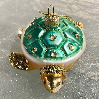 Glass Hanger Tortoise Turquoise 9 cm discount1
