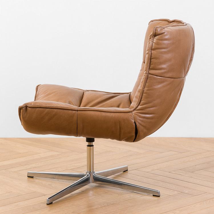Рабочее кресло Центр, серебристый металл Center Swivel Office Chair, Silver Metal Base RM