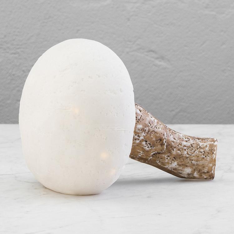 Настольная лампа с led-гирляндой внутри Гриб упавший Fall Down Mushroom Lamp Led Garland