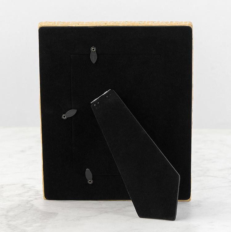 Прямоугольная рамка для фото с кирпичным узором Yellow Brick Rectangular Photo Frame