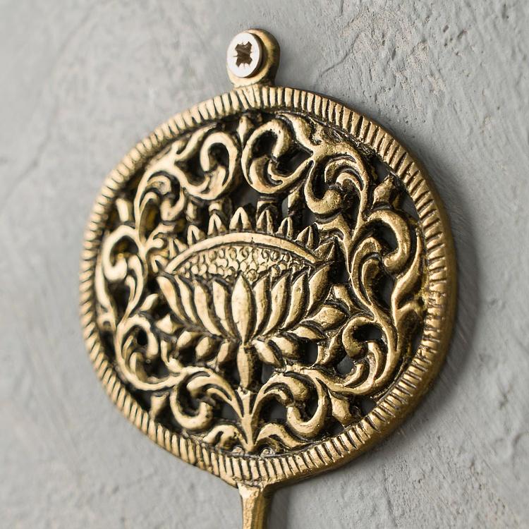 Крючок Бенарас в стиле бохо Benaras Solid Brass Boho Hook