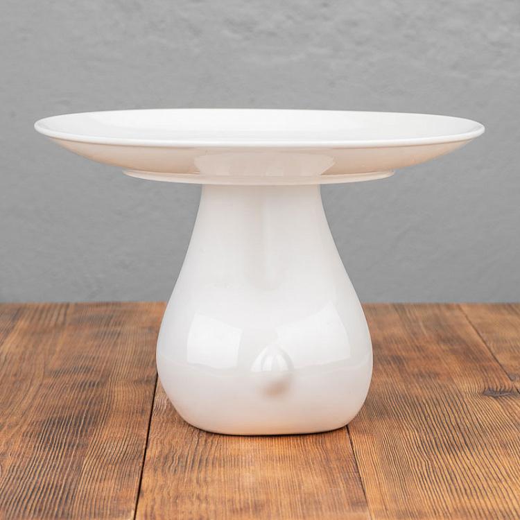 Сервировочная подставка-тортовница Медведь, L Decorative Plate Bear Large