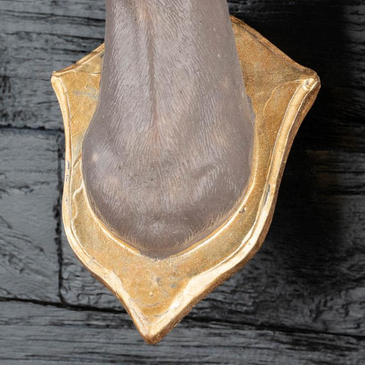 Ёлочная игрушка Бюст оленя серого цвета, L Deer Bust Grey 19 cm