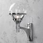 Бра Wall Lamp Sphere Glass And Nickel