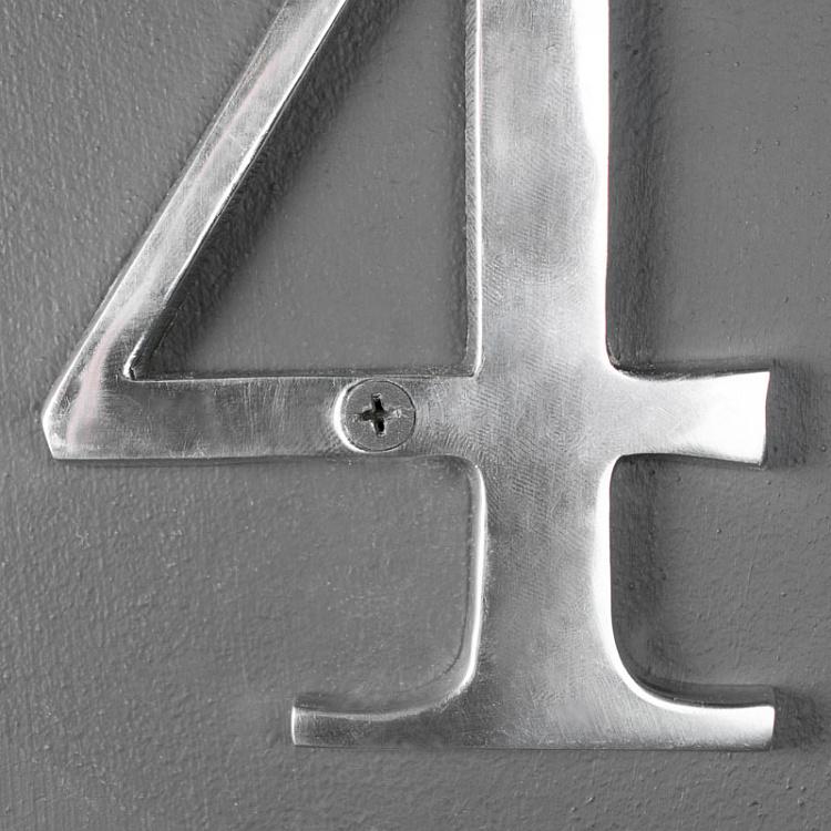 Металлическая цифра 4 Number 4