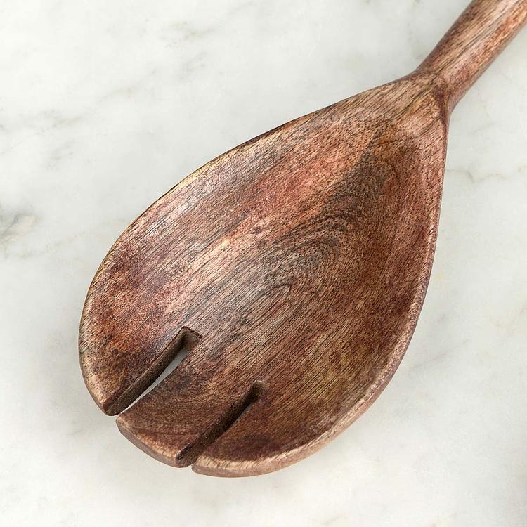 Набор из двух салатных ложек Дубовые веточки Set Of 2 Salad Servers Holly