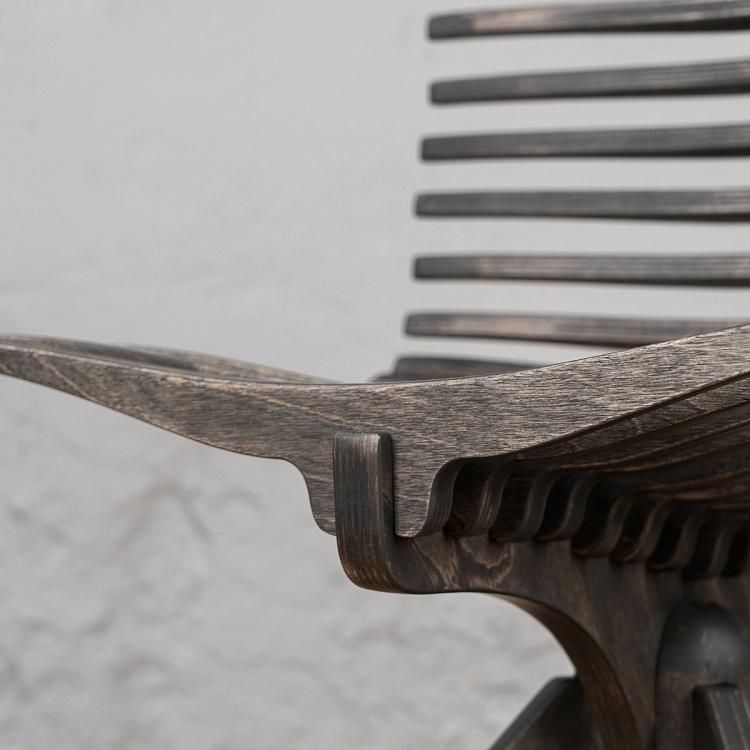 Тёмный стул Скелетон Skeleton Chair Dark Oil