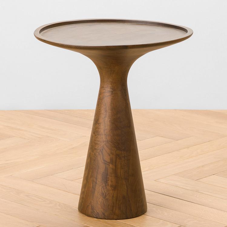 Журнальный стол Гриб, L Mushroom Wood Table Big