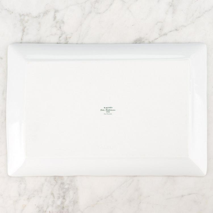 Прямоугольная сервировочная тарелка Средиземноморская диета Рыба-клоун Dieta Mediterranea Pagliaccio Rectangle Serving Plate