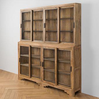 Anatole 2 Parts Glass Cabinet