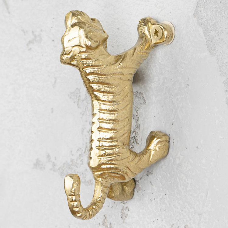 Золотой крючок Тигр Coat Rack Tiger Gold