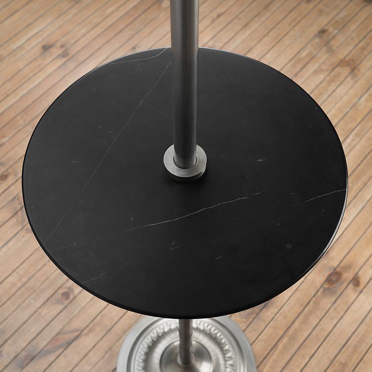 Торшер со столиком из мрамора и гироскопом Gyro Floor Lamp With Tray
