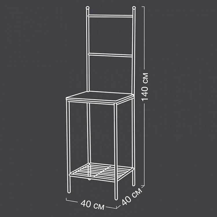 Держатель для полотенец в виде стула Chair Shelf For Towels