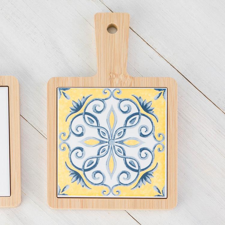 Набор из двух сервировочных досок Солнечные закуски, S Set Of 2 Serving Boards Small Tapas Soleil