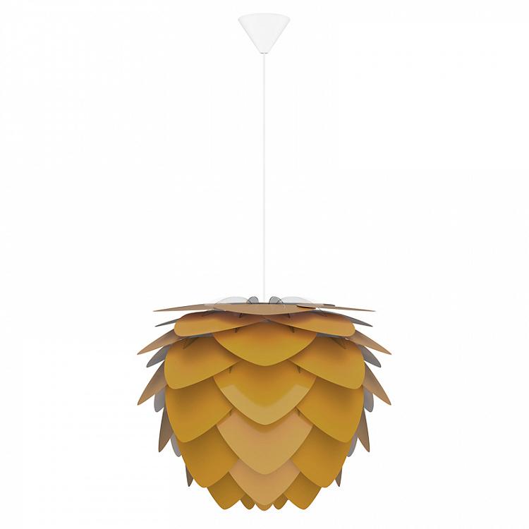 Подвесной светильник Алювия на белом проводе, M Aluvia Hanging Lamp With White Cord Medium
